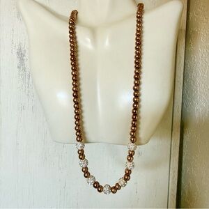 MICHAEL KORS Necklace disco ball 18”